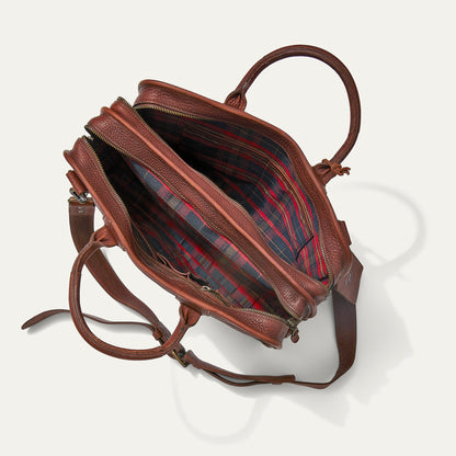 Will Leather Goods Hank Double Zip Briefcase