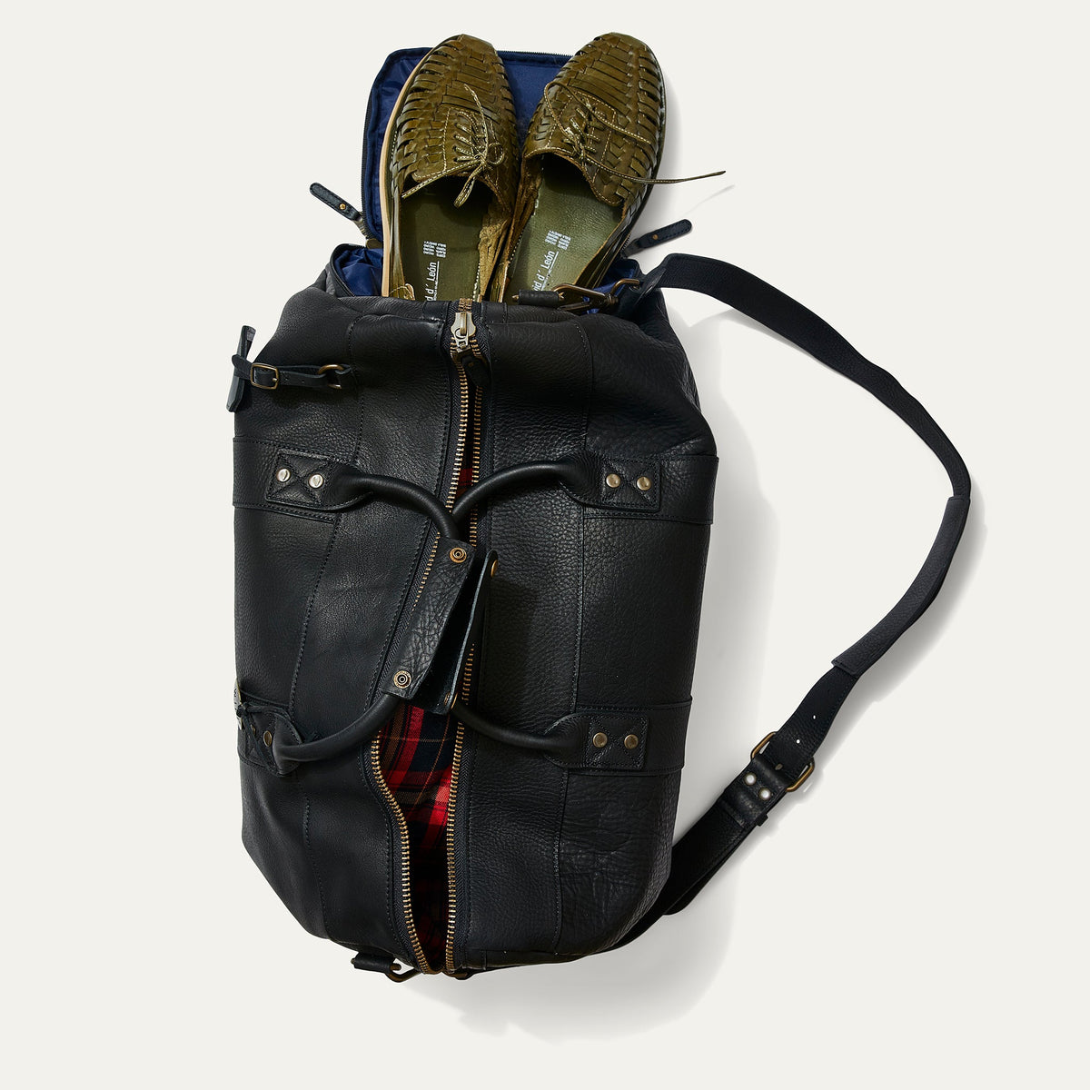 Will Leather Goods Leather Atticus Shoe Duffle