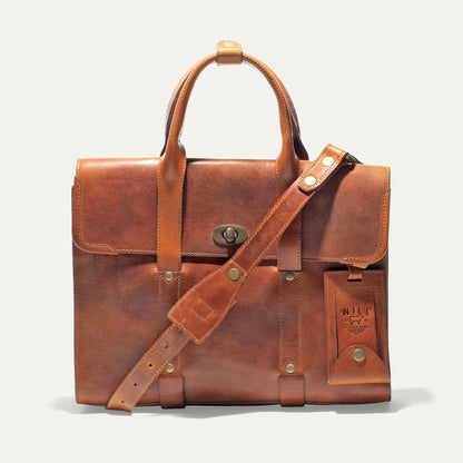 Will Leather Goods The William Slim Briefcase