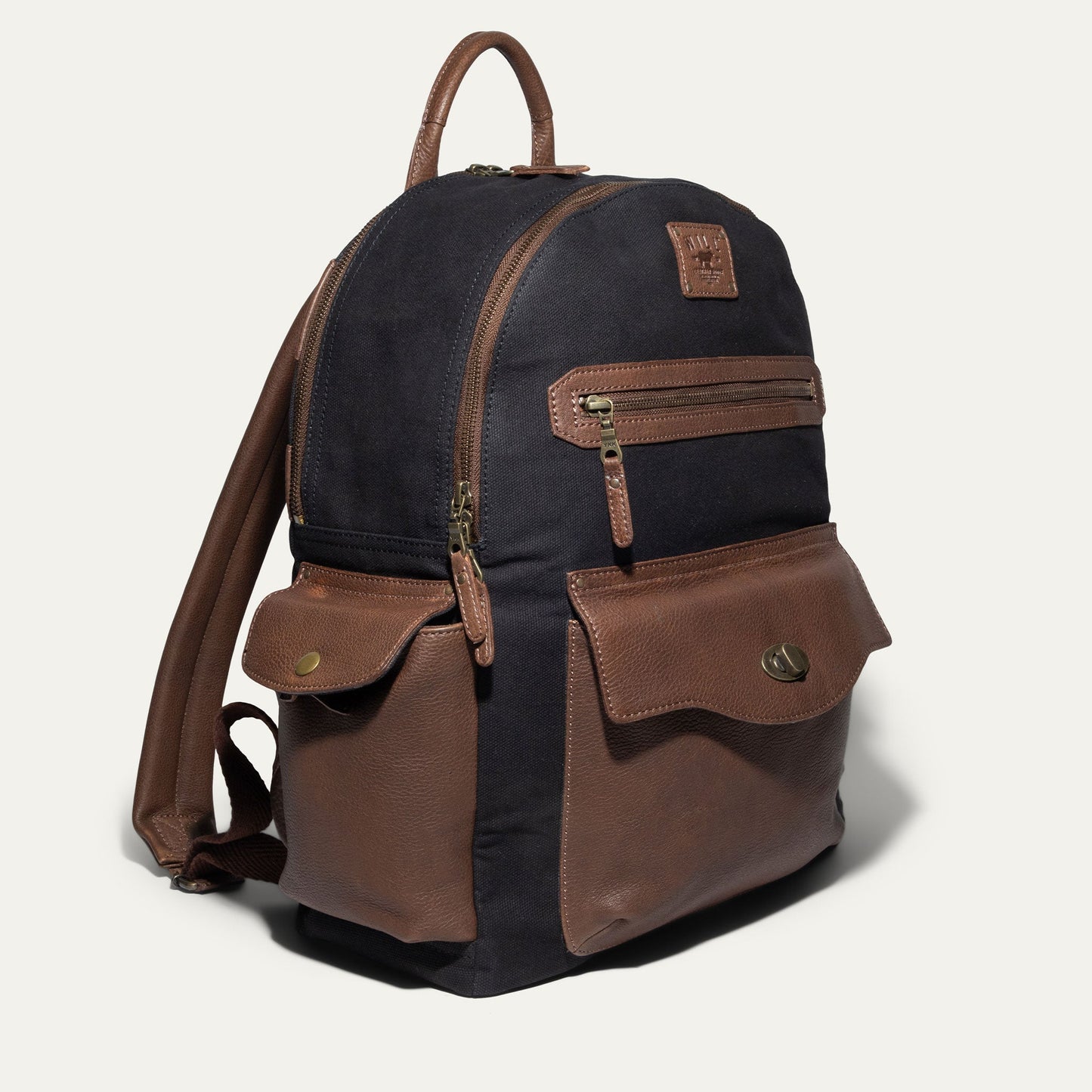 Will Leather Goods Canvas & Leather Backpack
