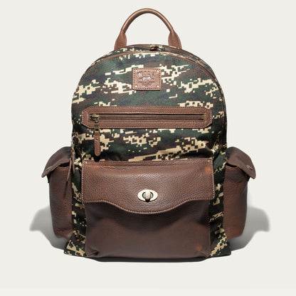Will Leather Goods Canvas & Leather Backpack