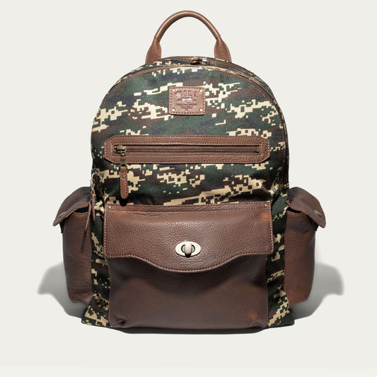 Will Leather Goods Canvas & Leather Backpack