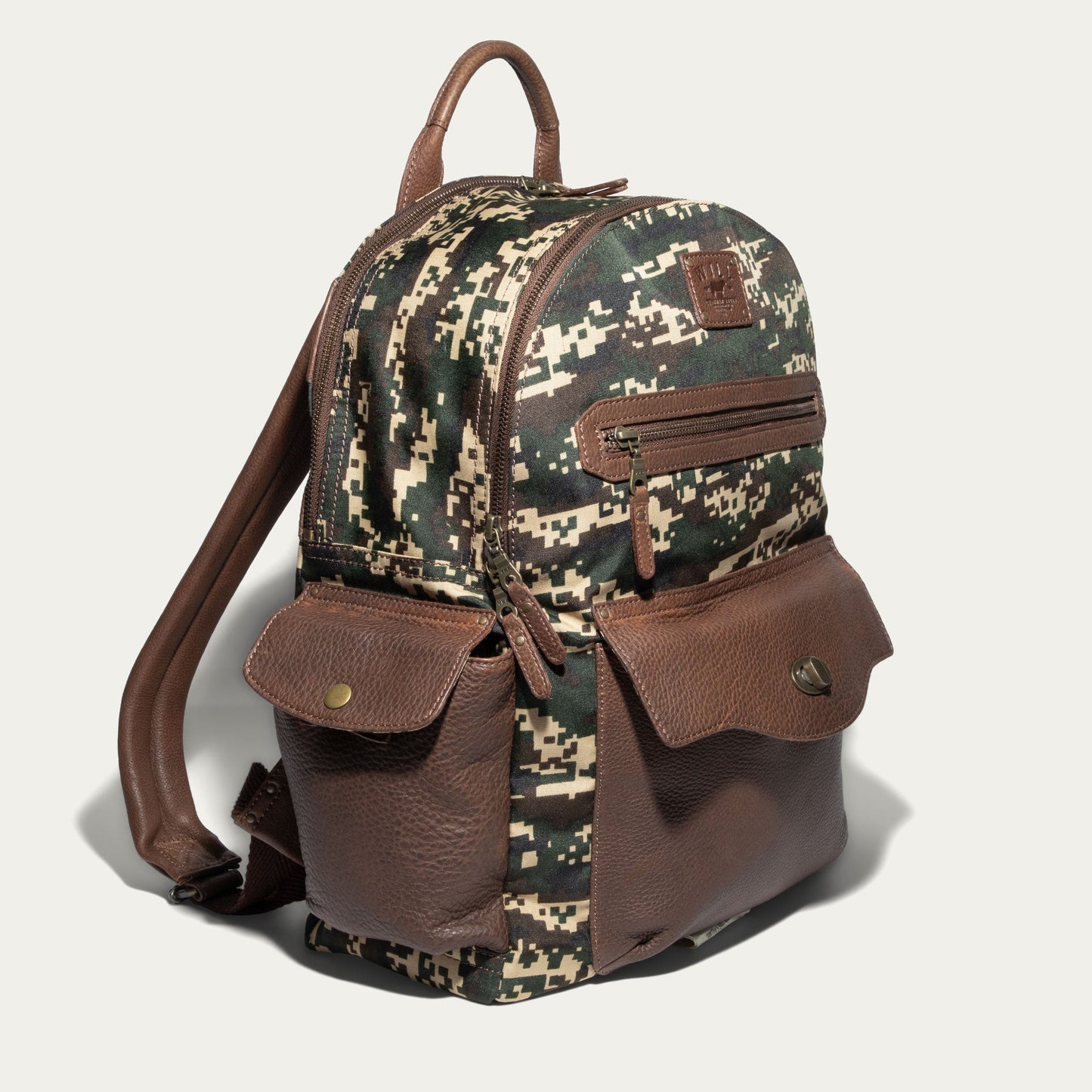 Will Leather Goods Canvas & Leather Backpack