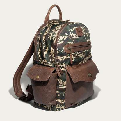 Will Leather Goods Canvas & Leather Backpack