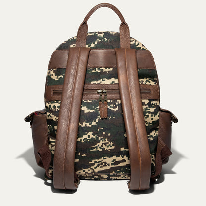 Will Leather Goods Canvas & Leather Backpack