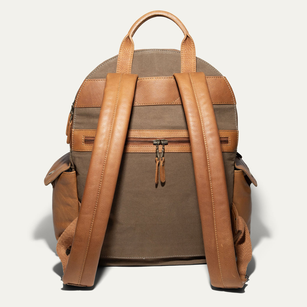 Will Leather Goods Canvas & Leather Backpack