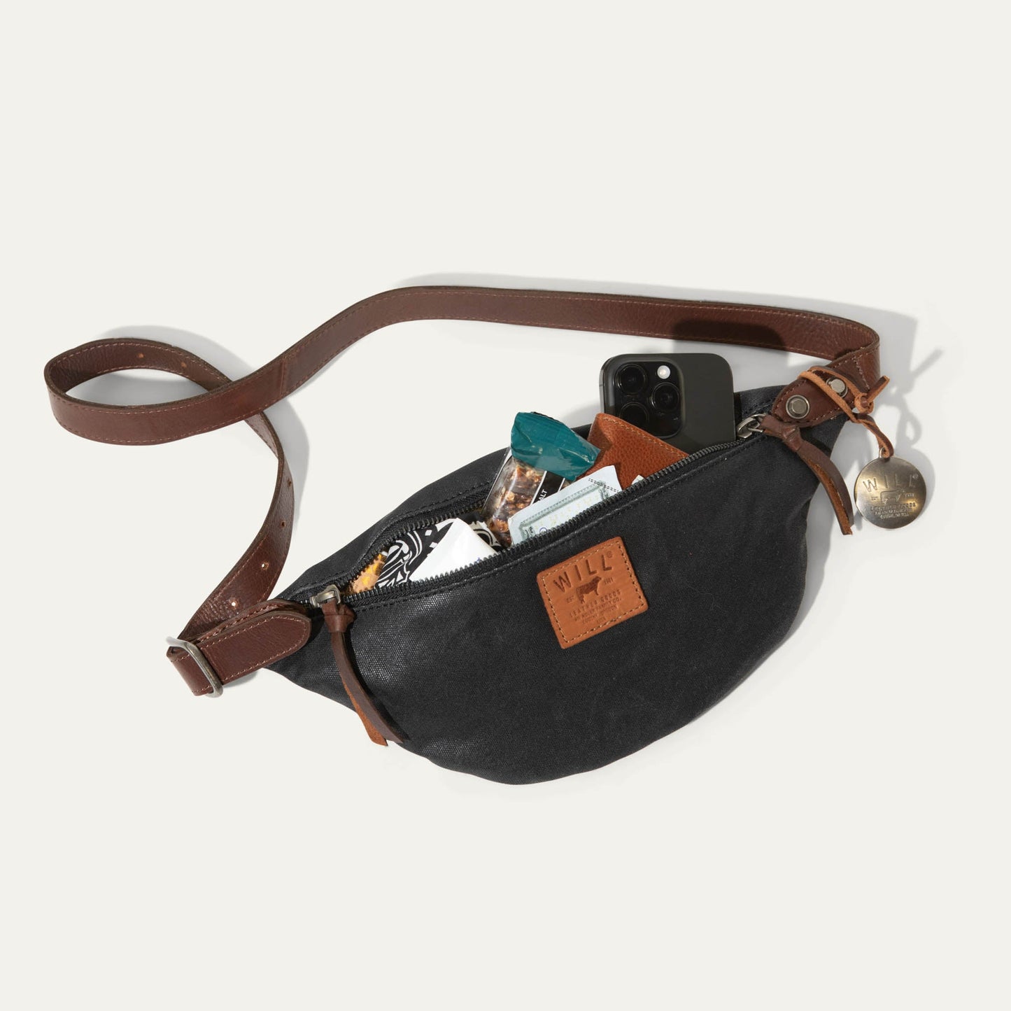 Will Leather Goods Rainline Canvas Belt Bag