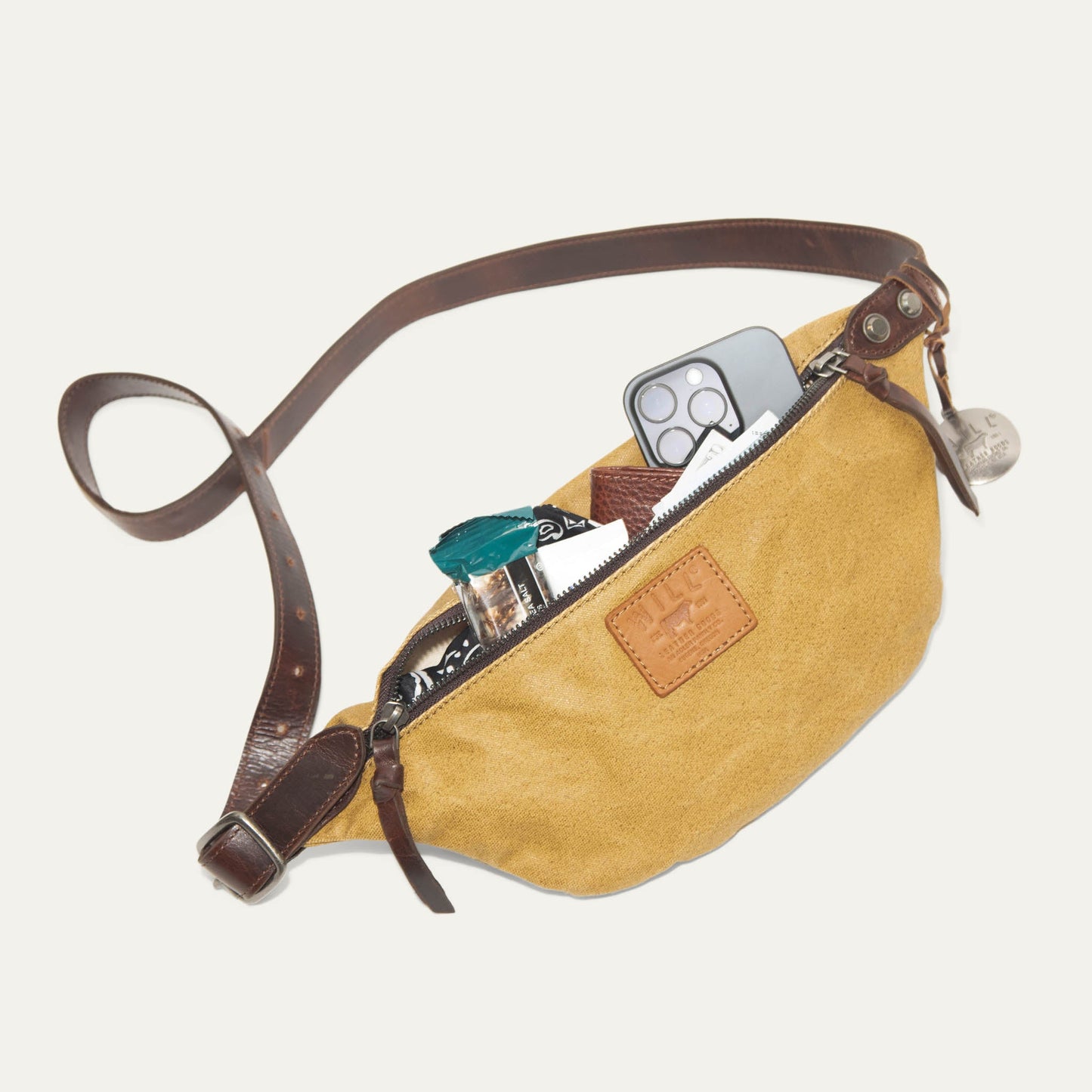 Will Leather Goods Rainline Canvas Belt Bag