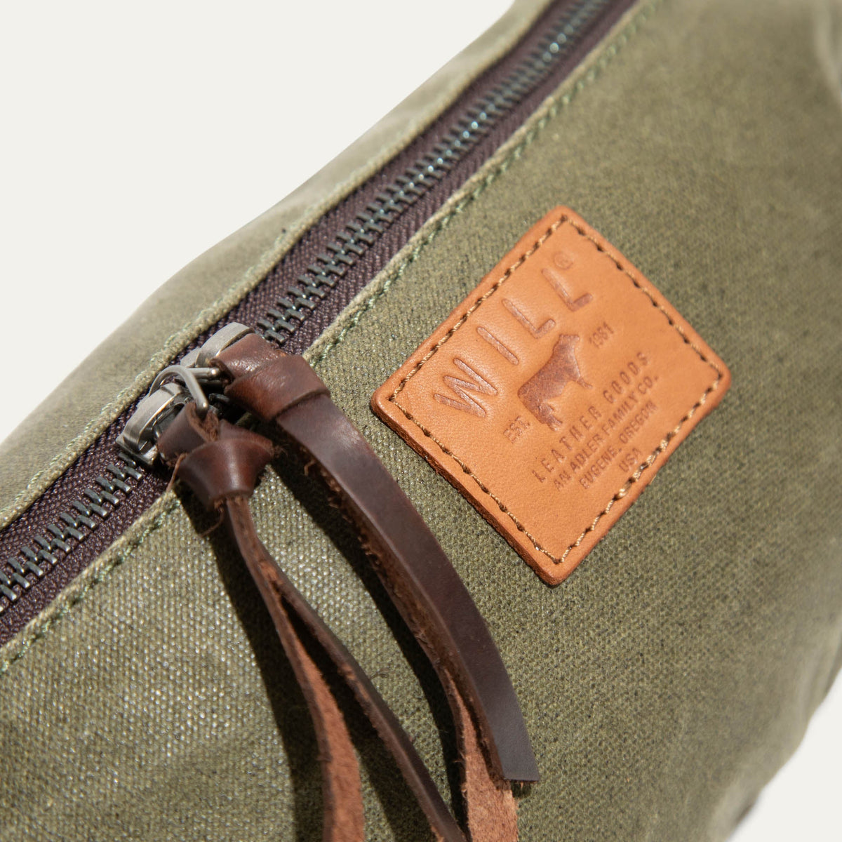 Will Leather Goods Rainline Canvas Belt Bag