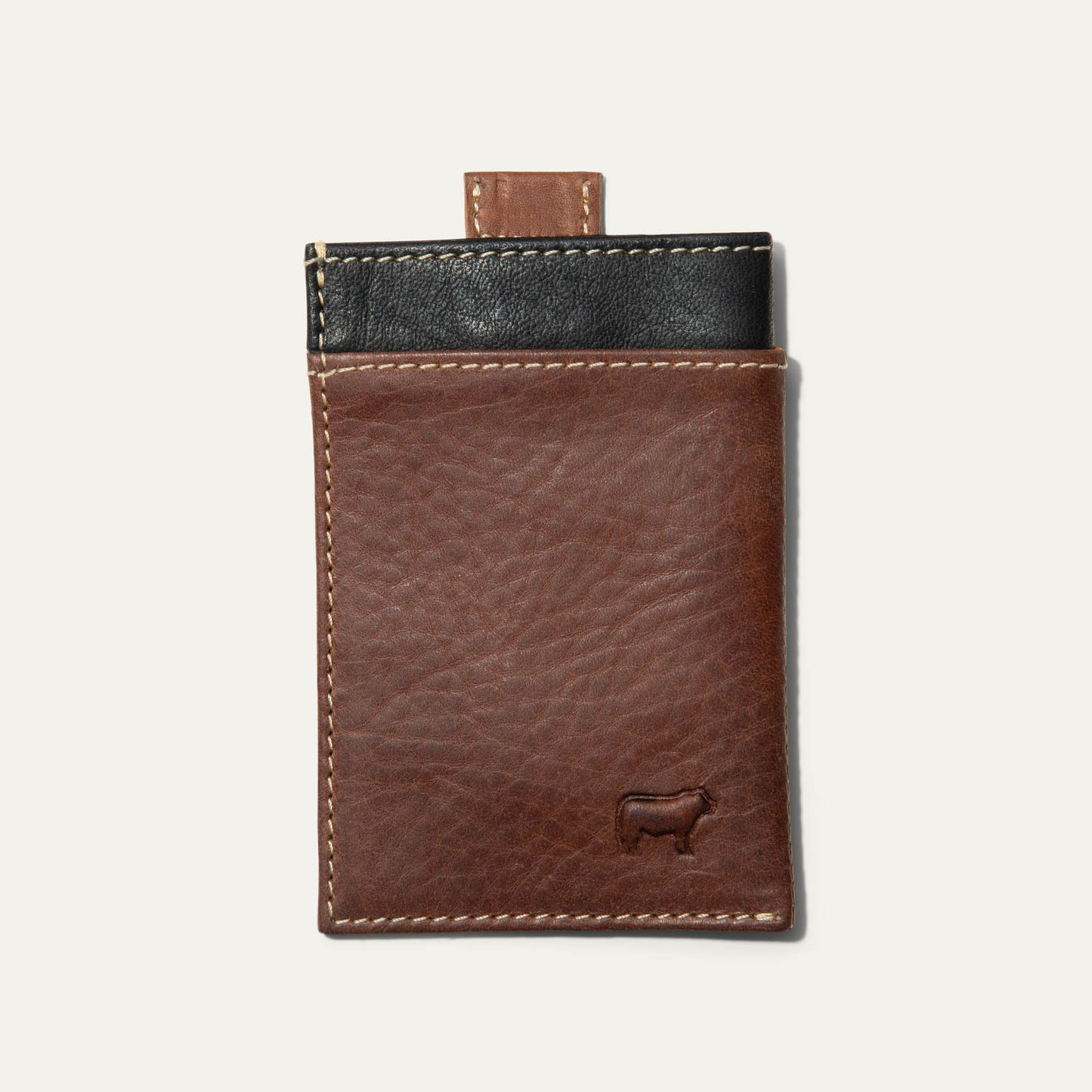 Will Leather Goods Mondrian Color-Block Card Ejector