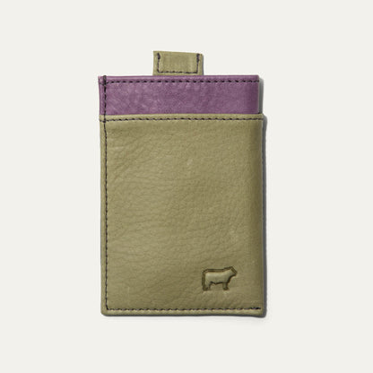 Will Leather Goods Mondrian Color-Block Card Ejector