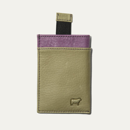 Will Leather Goods Mondrian Color-Block Card Ejector
