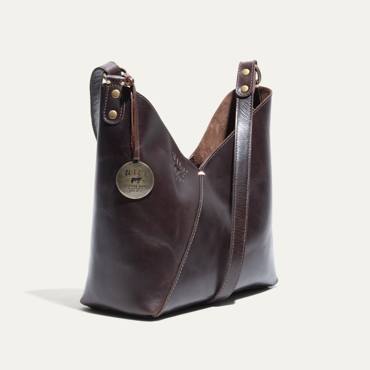 Will Leather Goods Simple Mini "V" Hobo