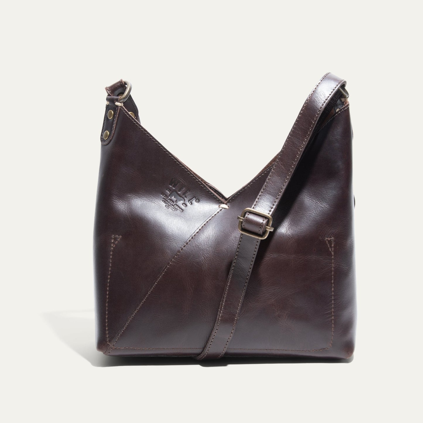 Will Leather Goods Simple Mini "V" Hobo