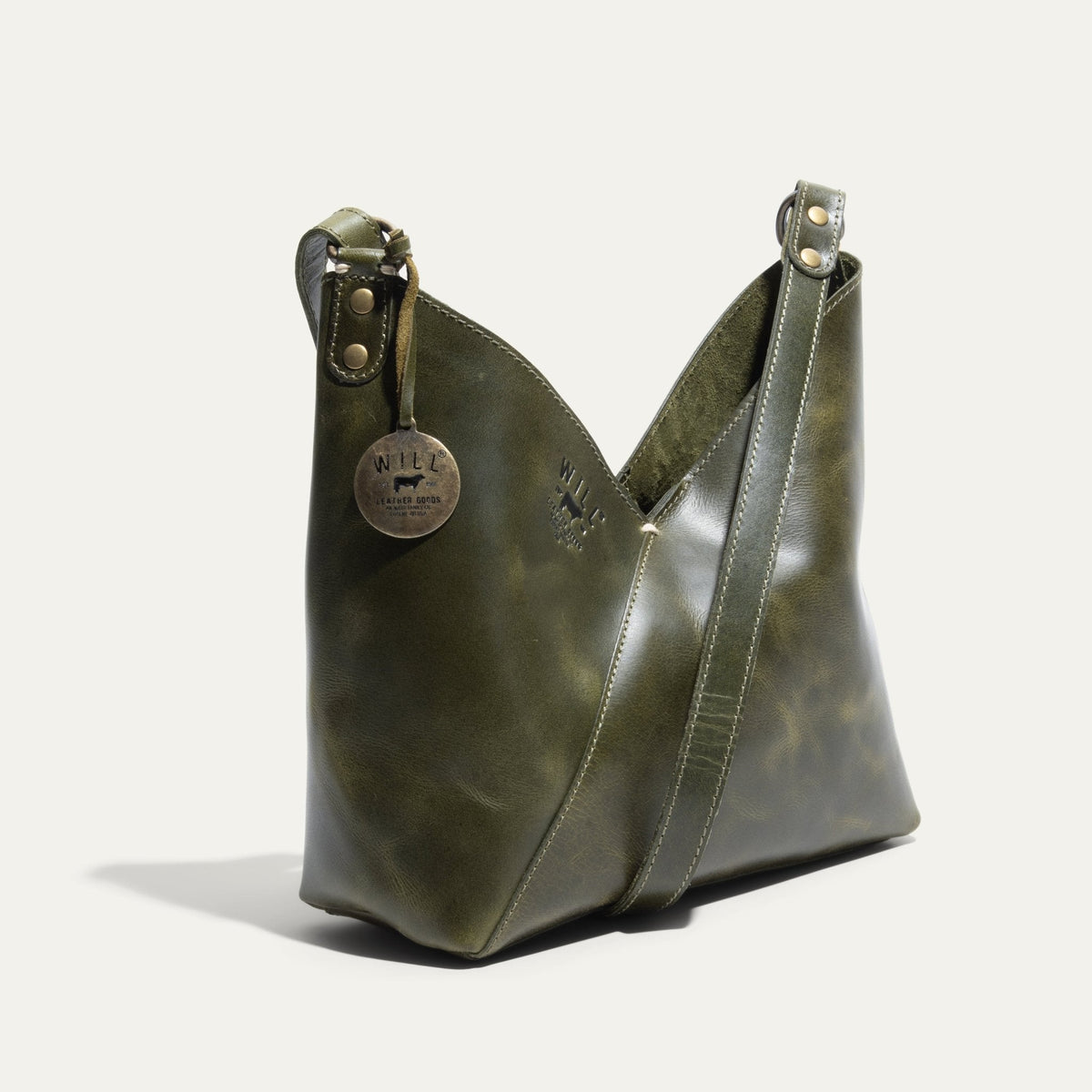 Will Leather Goods Simple Mini "V" Hobo