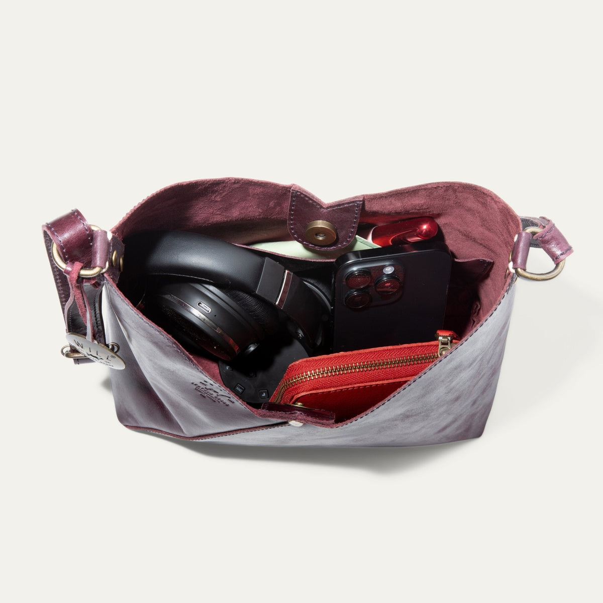 Will Leather Goods Simple Mini "V" Hobo