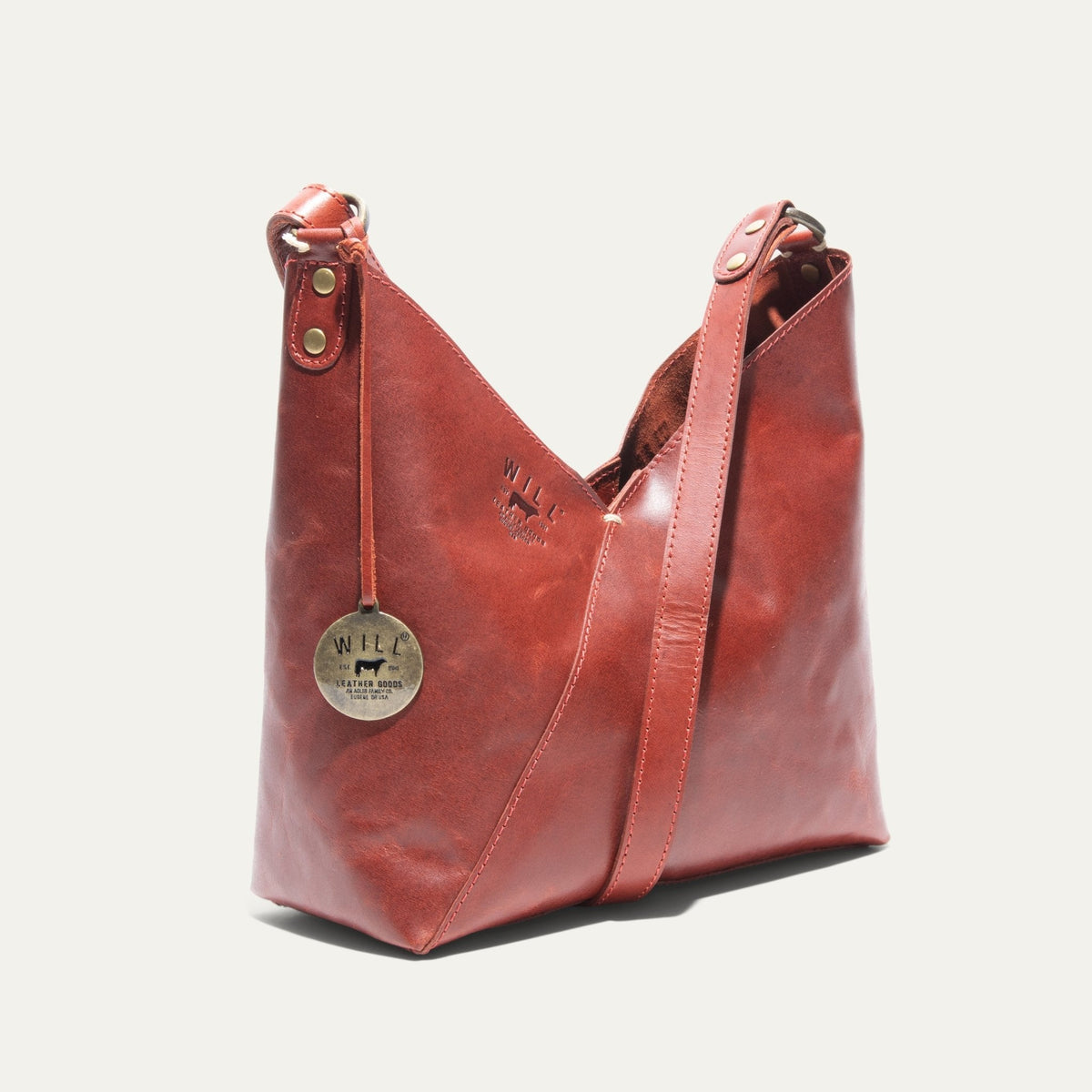 Will Leather Goods Simple Mini "V" Hobo