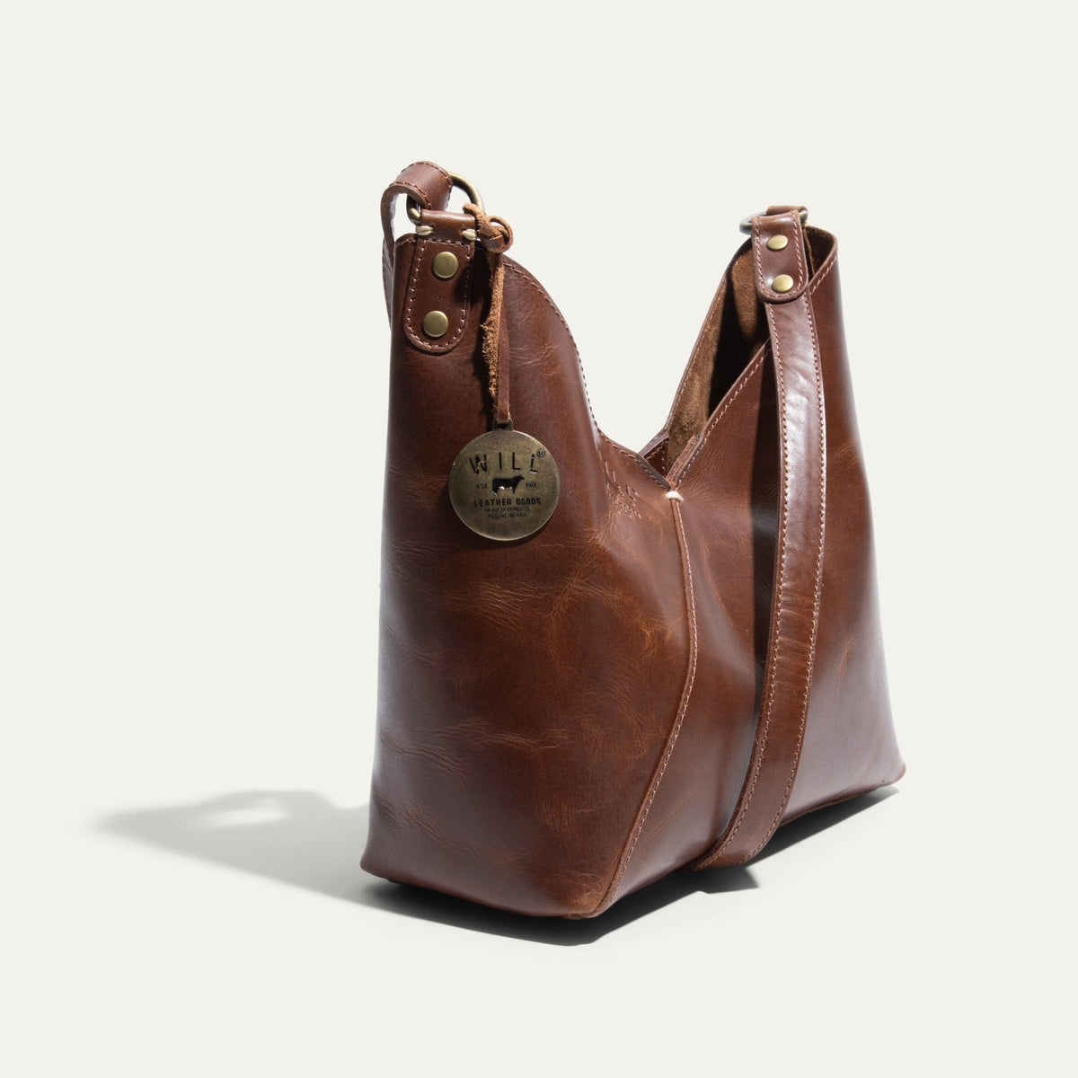 Will Leather Goods Simple Mini "V" Hobo