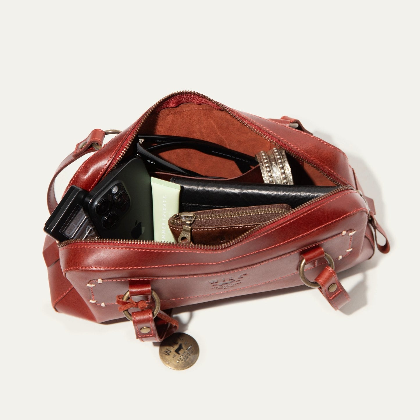 Will Leather Goods Simple Mini Double Handle Shoulder