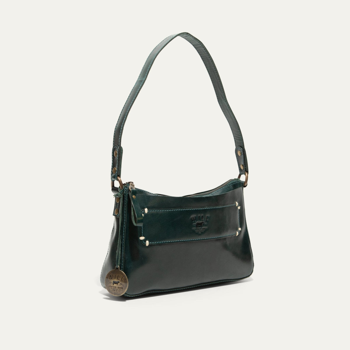 Will Leather Goods Simple Mini Top Zip Shoulder