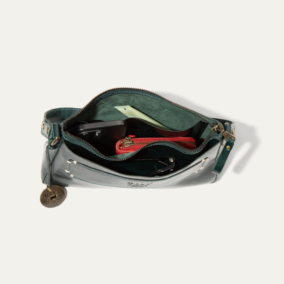 Will Leather Goods Simple Mini Top Zip Shoulder