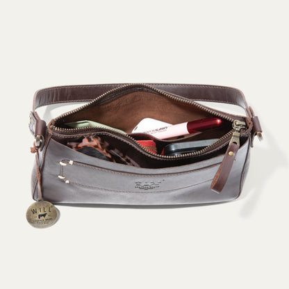 Will Leather Goods Simple Mini Top Zip Shoulder