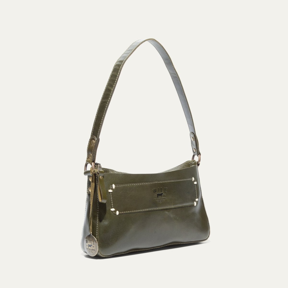 Will Leather Goods Simple Mini Top Zip Shoulder
