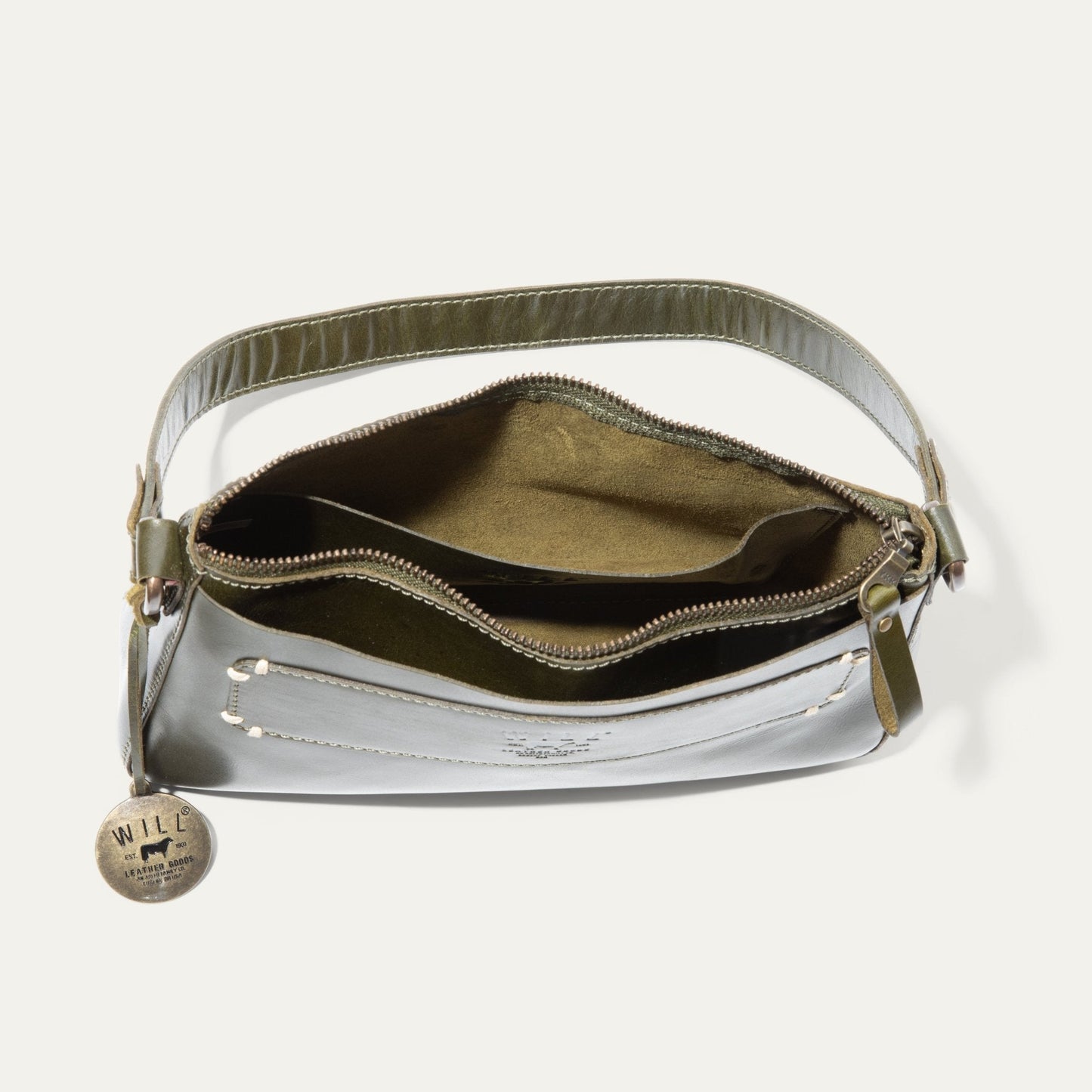 Will Leather Goods Simple Mini Top Zip Shoulder