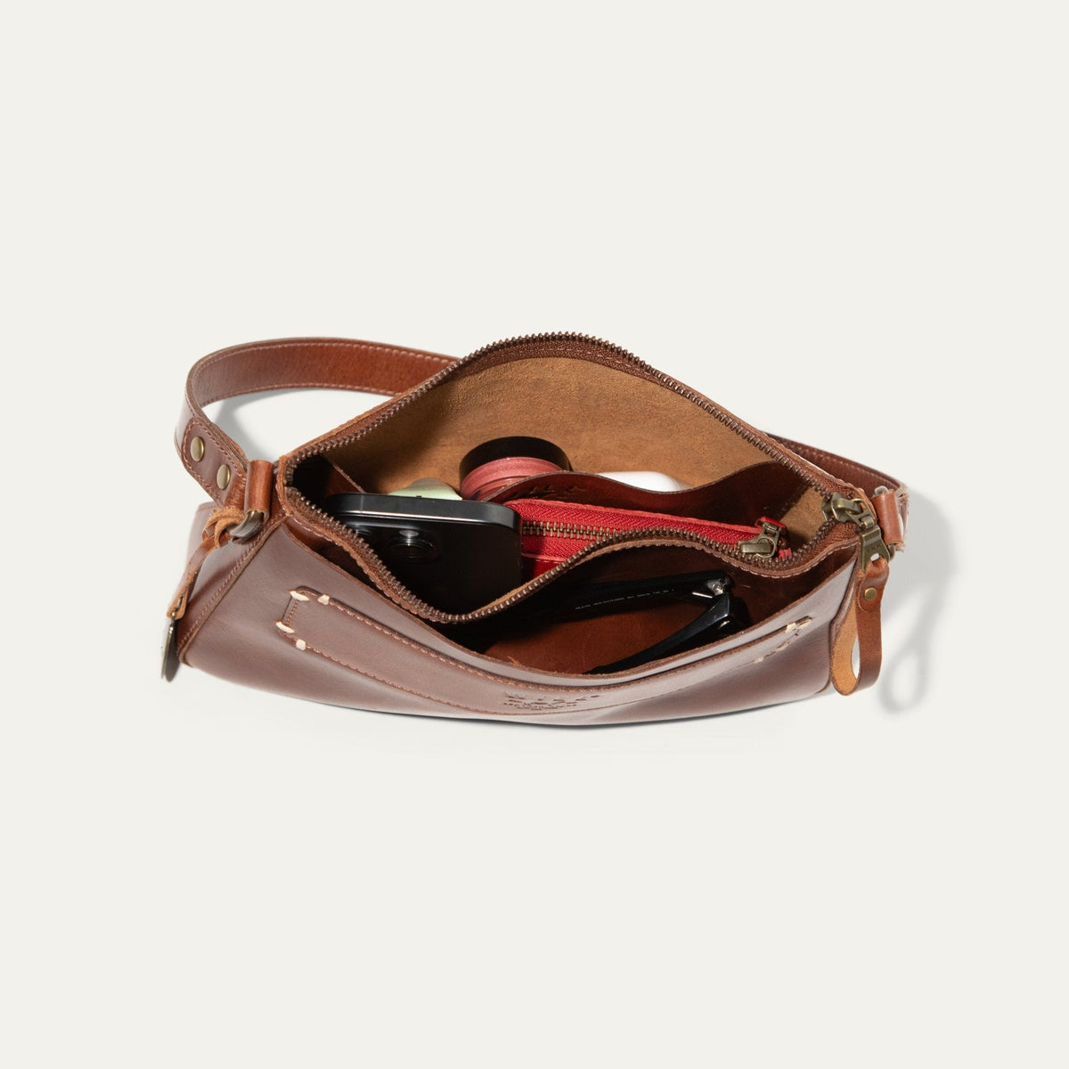 Will Leather Goods Simple Mini Top Zip Shoulder