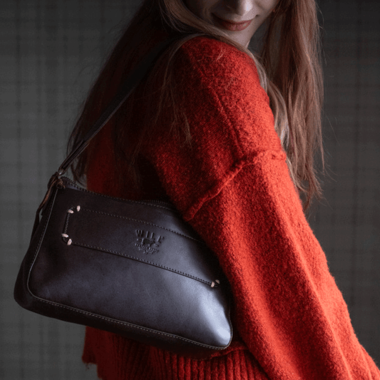 Will Leather Goods Simple Mini Top Zip Shoulder