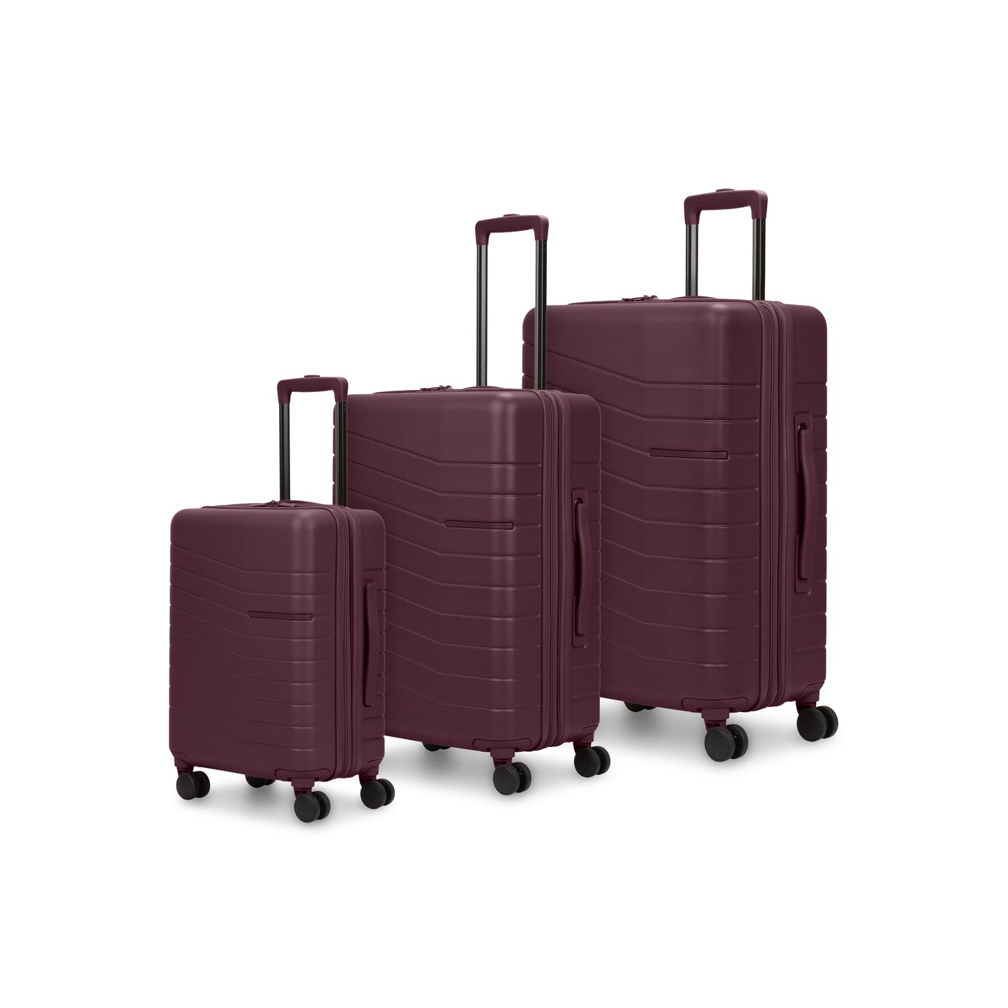 Bugatti Munich 3-Piece Luggage Set | Hard-Shell Spinner Suitcases