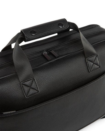 Bugatti Central Briefcase | Professional Vegan Leather Work bag - Stiles Supply Co.