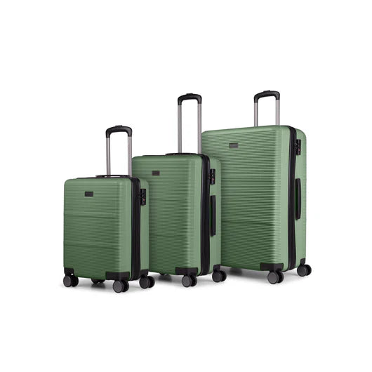 Bugatti Brussels 3-Piece Spinner Luggage Set | Durable Hard-Shell Suitcases