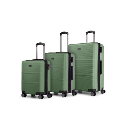 Bugatti Brussels 3-Piece Spinner Luggage Set | Durable Hard-Shell Suitcases
