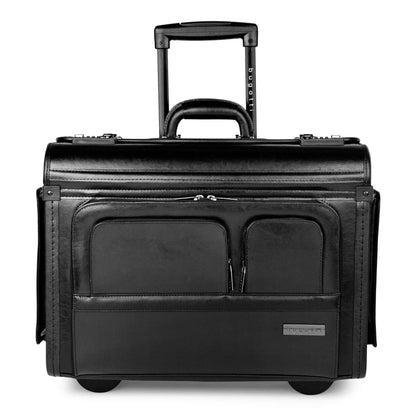 Bugatti Leather Warren Business Case on Wheels - Stiles Supply Co.