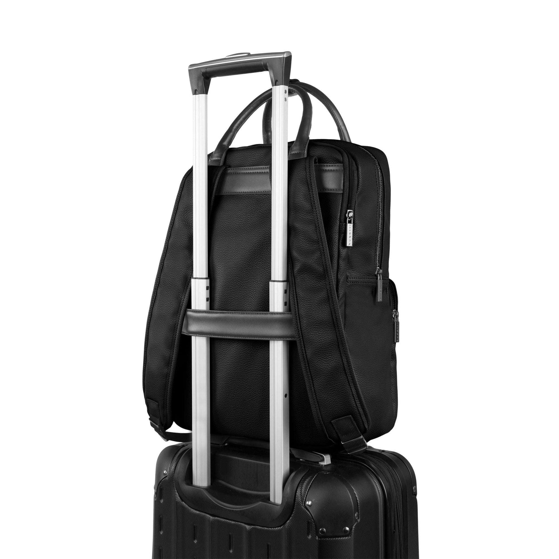 bugatti contrast vegan leather backpack Bugatti Contrast Vegan Leather Backpack – Stiles Supply Co