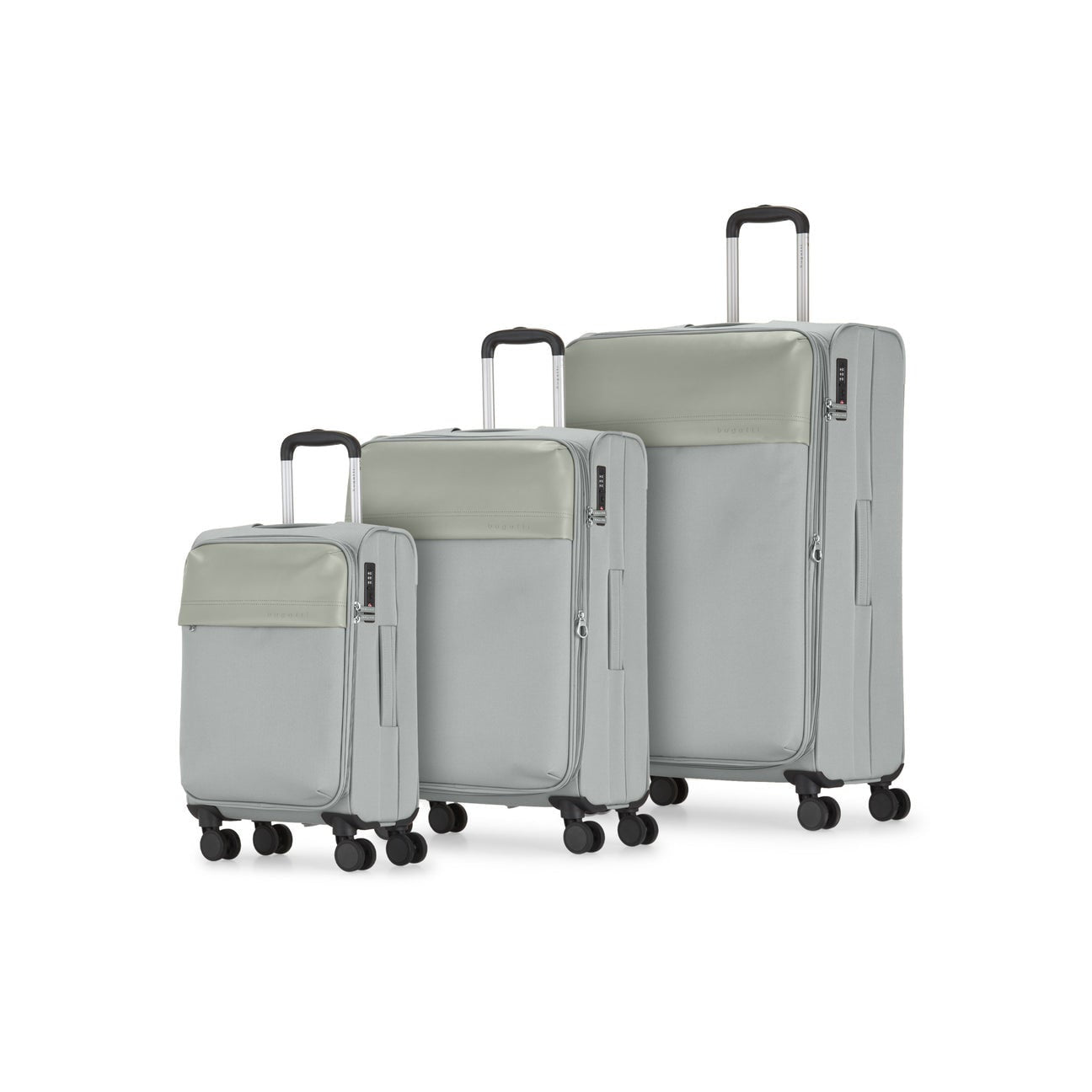 Bugatti Siena 3 Piece Soft Side Luggage Set