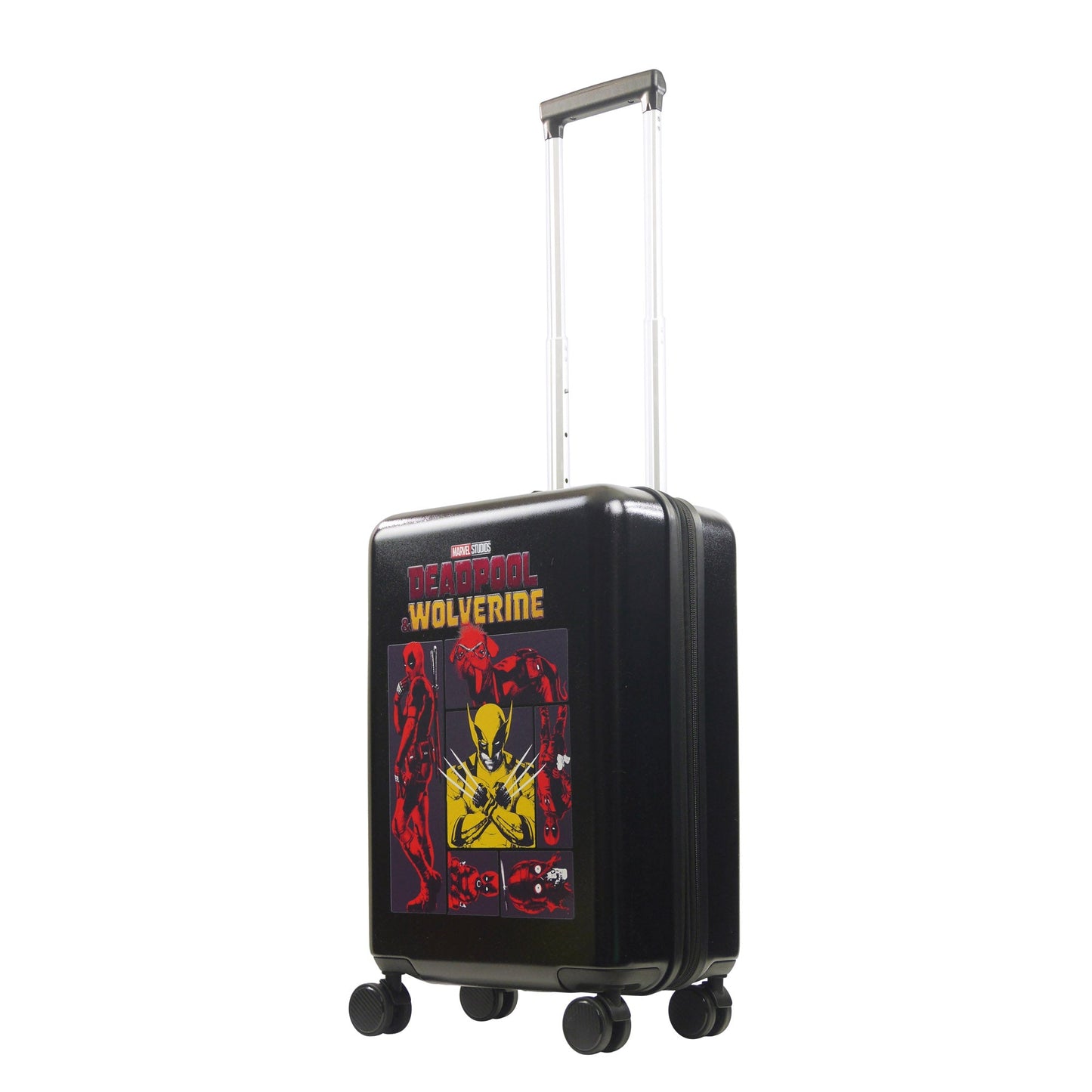Marvel Deadpool & Wolverine Ful 22.5" Black Carry-On Luggage - Stiles Supply Co.