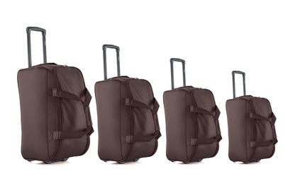 Mirage IZOD Carol Soft shell Lightweight Duffel Rolling Bag 4 Piece Set - Stiles Supply Co.