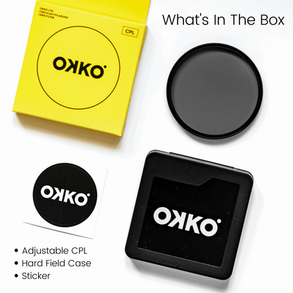 OKKO (Lite) Circular Polarizer Lens Filter - Stiles Supply Co.