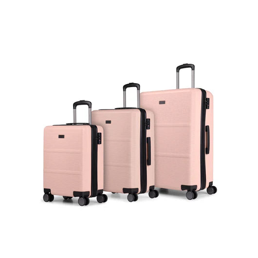 Bugatti Brussels 3-Piece Spinner Luggage Set | Durable Hard-Shell Suitcases