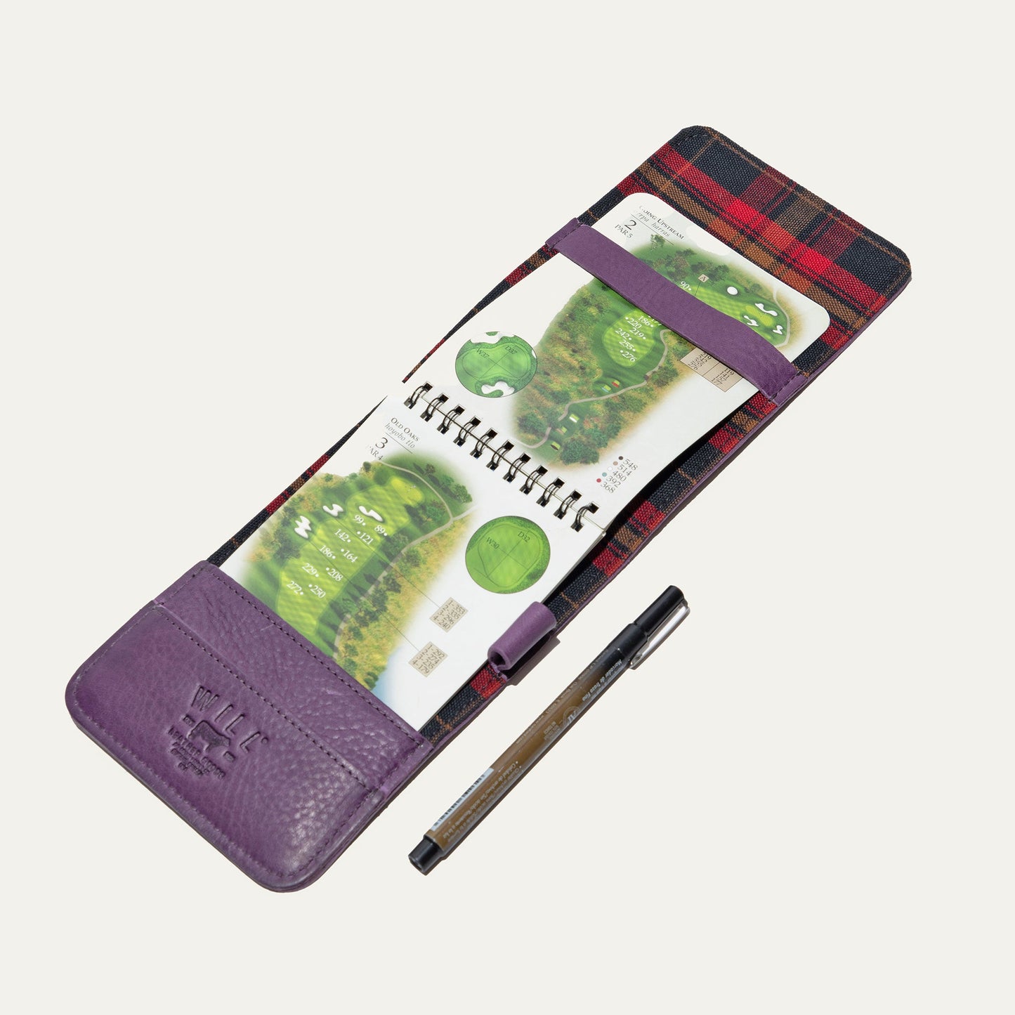 Will Leather Goods Leather Golf Yardage Book