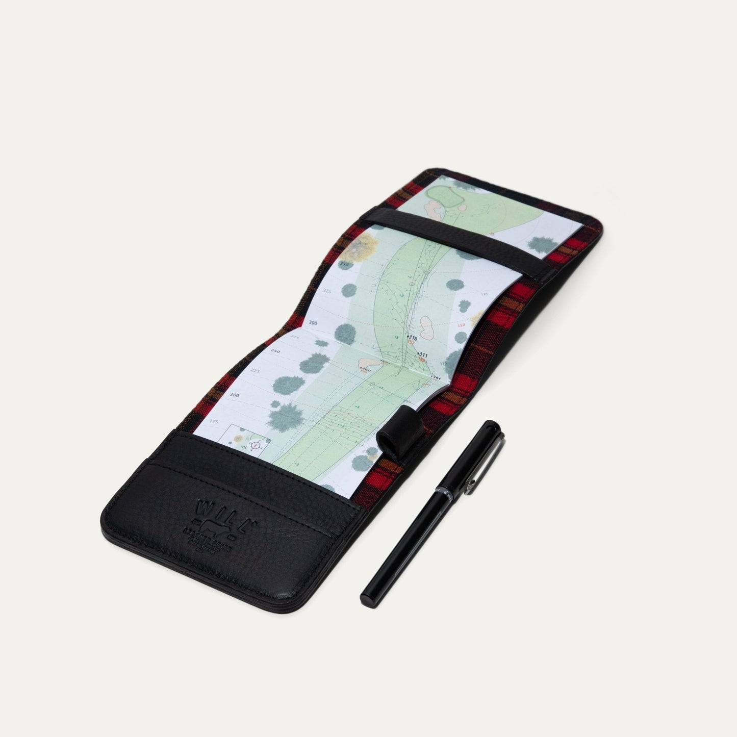 Will Leather Goods Leather Golf Yardage Book