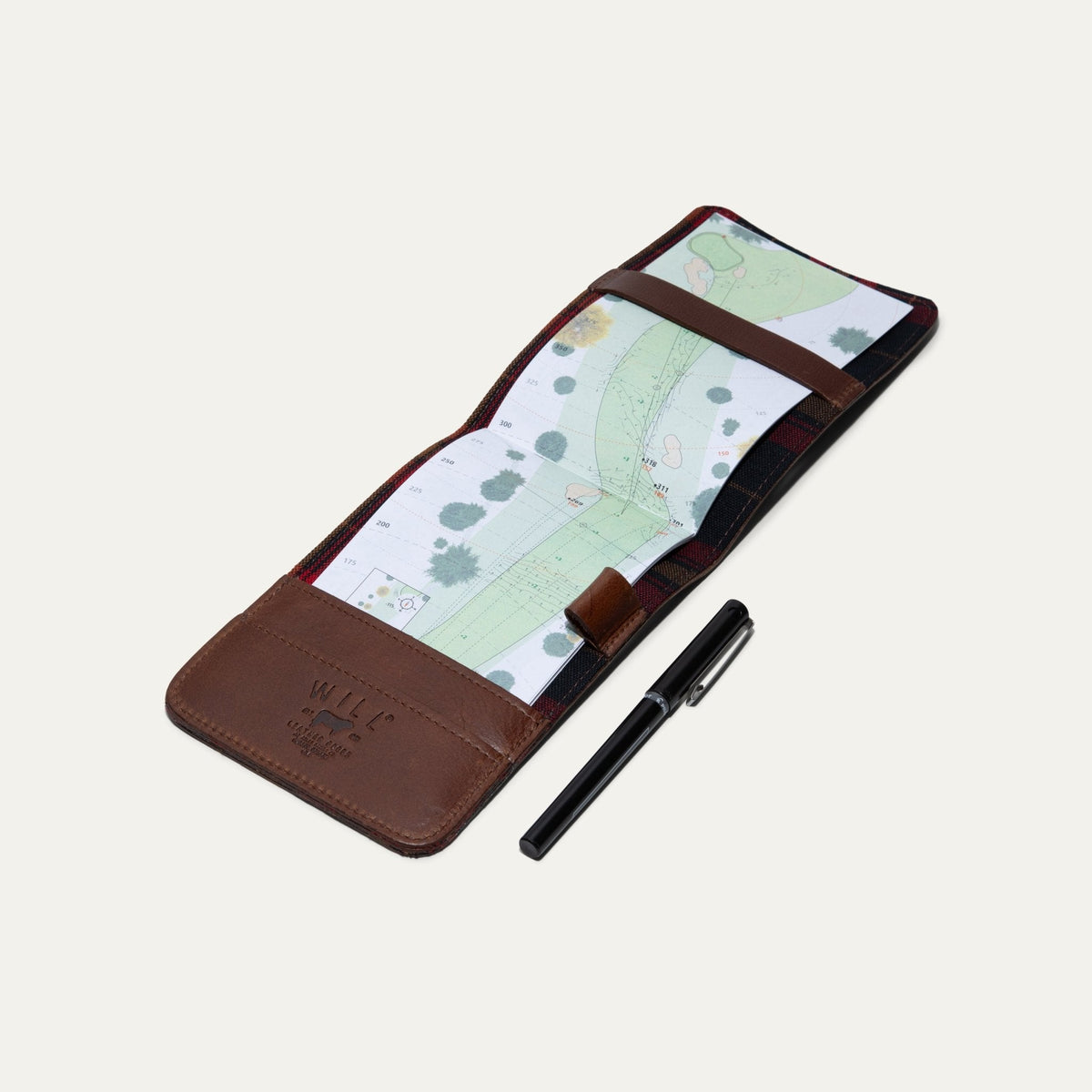 Will Leather Goods Leather Golf Yardage Book