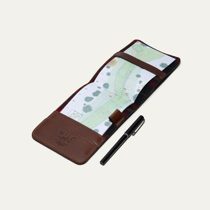 Will Leather Goods Leather Golf Yardage Book