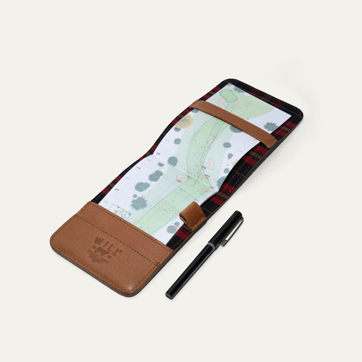 Will Leather Goods Leather Golf Yardage Book