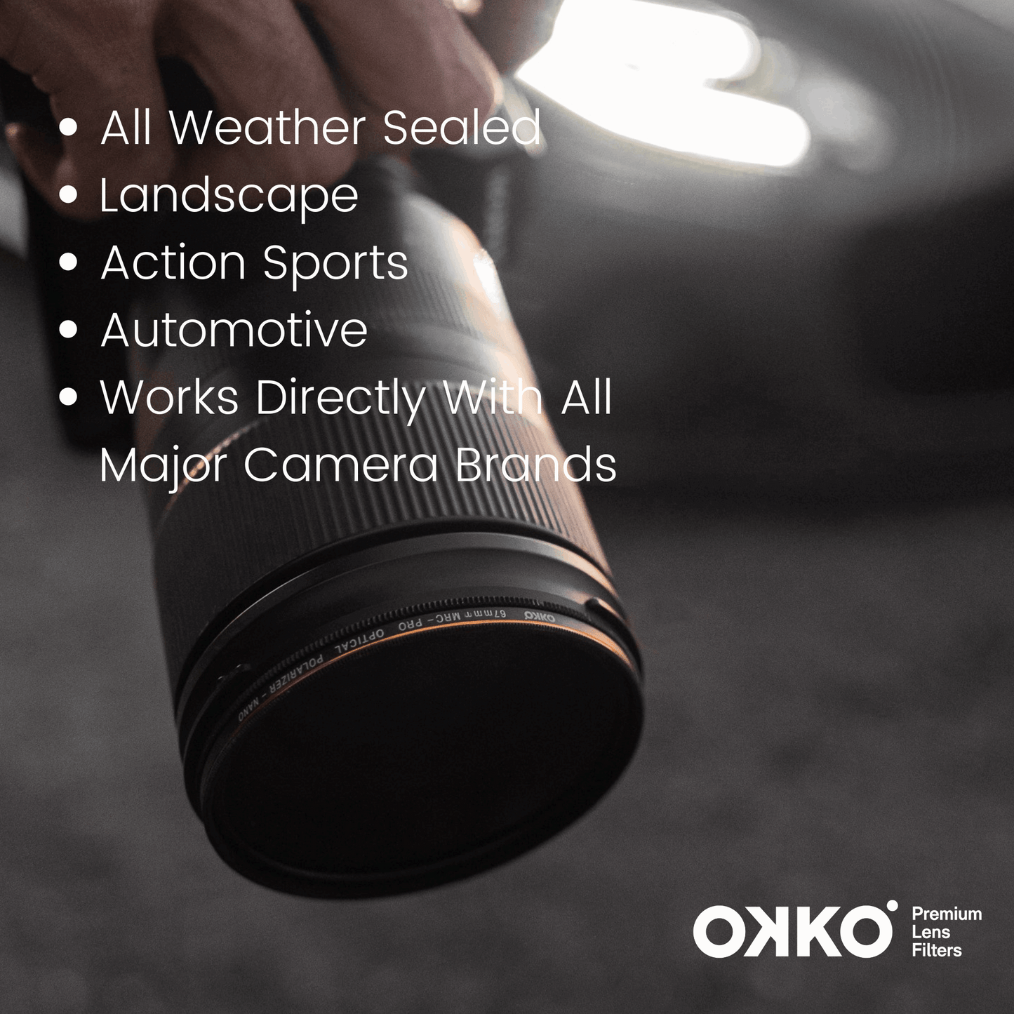 OKKO Pro Circular Polarizer Filter - CPL - Stiles Supply Co.