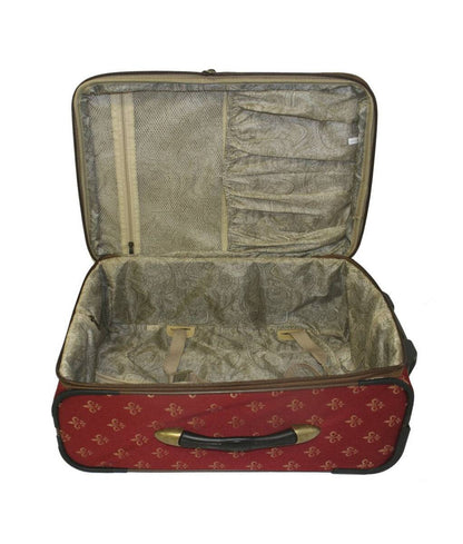 American Flyer Fleur De Lis 4-Piece Luggage Set
