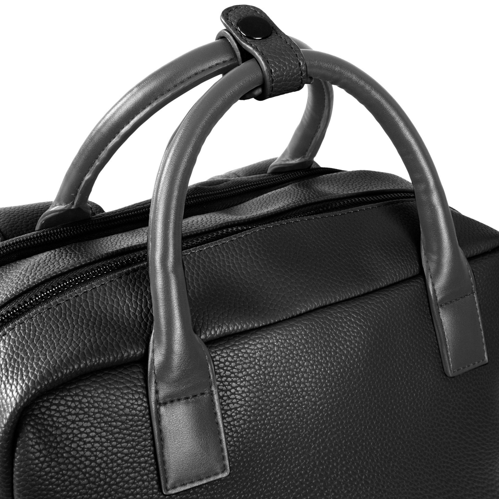 bugatti contrast vegan leather backpack Bugatti Contrast Vegan Leather Backpack – Stiles Supply Co