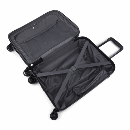 Bugatti Milano 21 Inch Carry-On Luggage | Hard-Shell Expandable Suitcase - Stiles Supply Co.